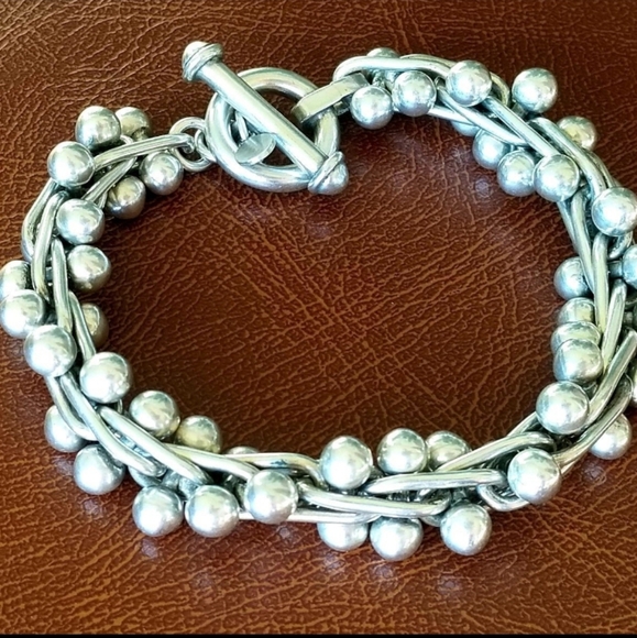 RARE Authentic Silpada Sterling Silver DNA Bracelet - Picture 8 of 12